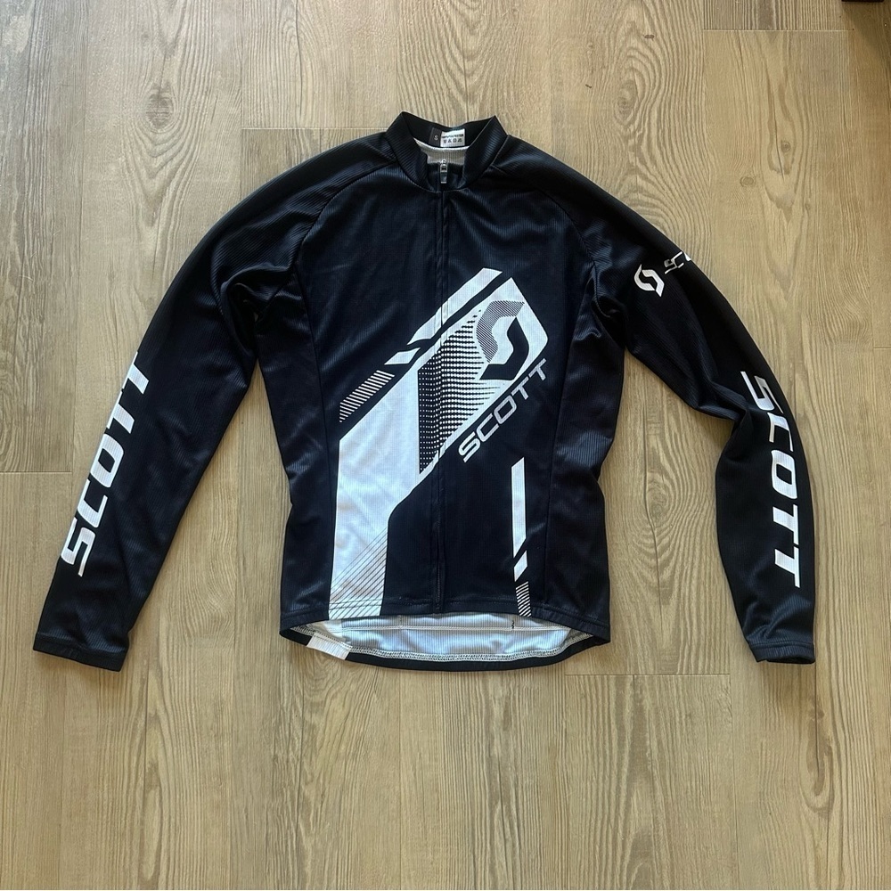 SCOTT Authentic Windbreaker Cycling Jacket Top Men’s size small with pockets